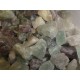 Fluorit 1-3Cm Mešanih barv 200g
