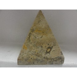 Piramida 10Cm Fosilni marmor 