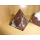 Piramida 5Cm rdeči marmor