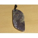 Obesek vijolični Žad 2,2X4,9X0,6Cm