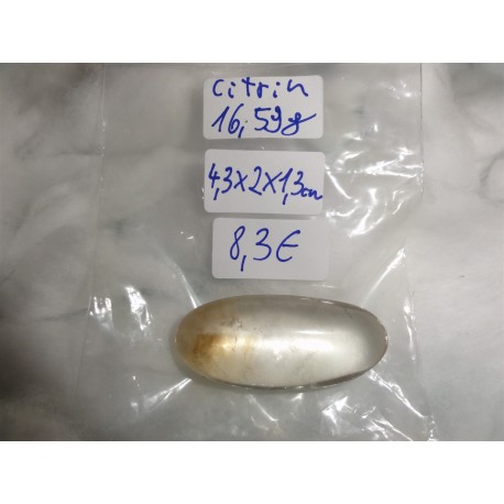 Citrin-Naraven 4,3X2X1,3Cm poliran
