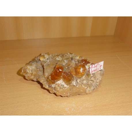 Zlati-medeni kalcit 11,5X6X4,5Cm