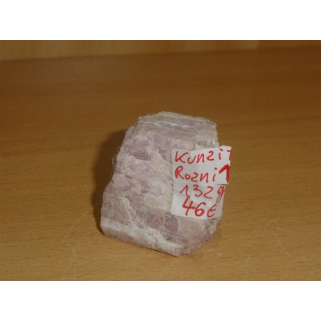 Kunzit-Rozni 4X4X4,5Cm